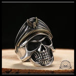 Bague Tête de Mort Allemande (Argent)