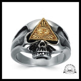 Bague Homme Illuminati (Acier)