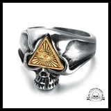 Bague Homme Illuminati (Acier)