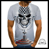 T-shirt Tête de Mort Crâne Micro