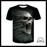 T-shirt Tête de Mort Démoniaque