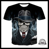 T-shirt Tête de Mort Gangster