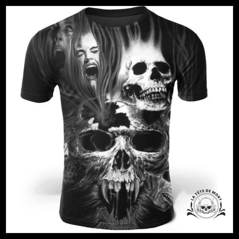 T-shirt Tête de Mort Skull Dark