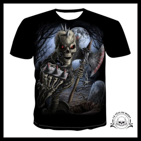 T-shirt Squelette Guerrier