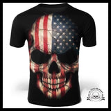 T-Shirt Crâne USA