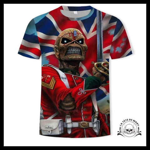 T-shirt Zombie Soldat Anglais