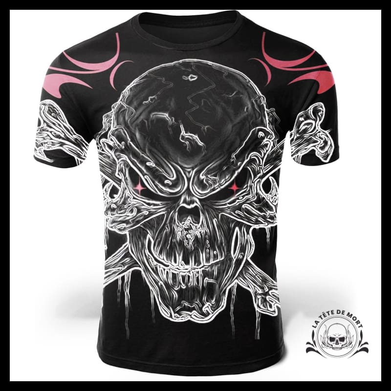 T Shirt T te de Mort Pirate