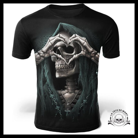 T-Shirt Squelette Love